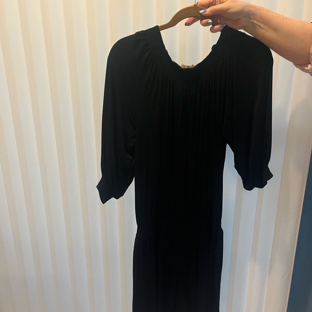 Sporty Black Romper by Boston Proper - Picture 2 of 2